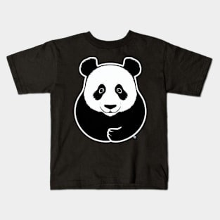 Cute Panda Kids T-Shirt